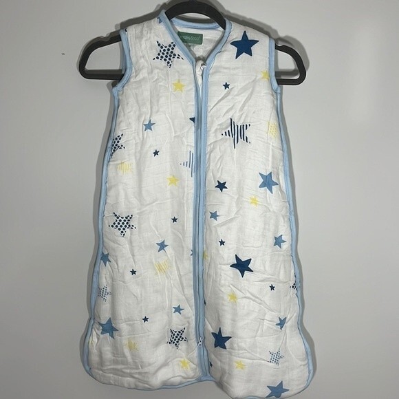 Molis & Co. Winter  Baby Sleeping Bag Sak Soze Medium Star Print Soft and Warm - Picture 3 of 7